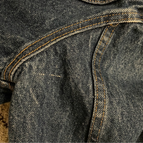 Levis Vintage 70s Denim Jean Jacket 70505 0217 USA Mens Size 38 - Picture 5 of 11
